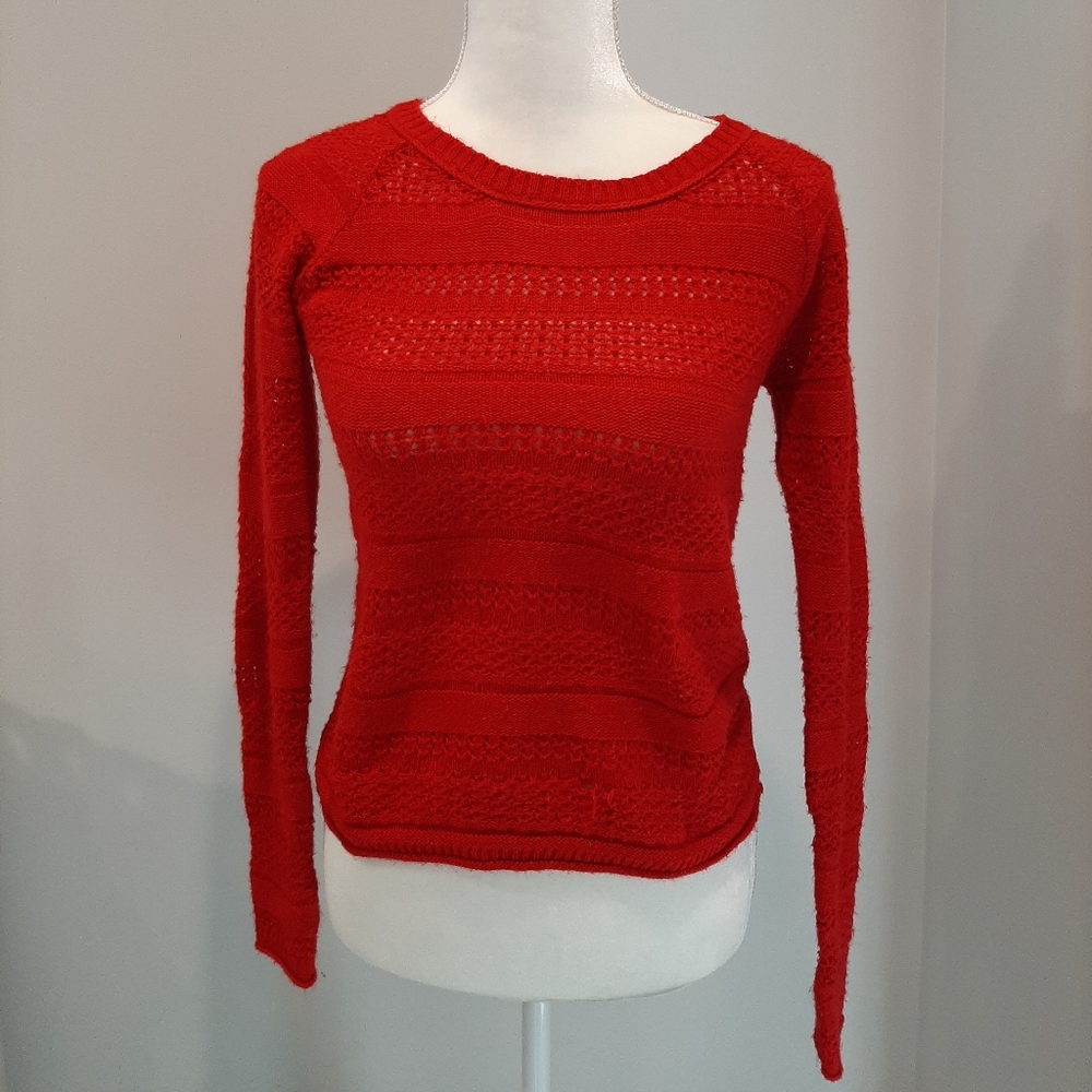 Aeropostale Petites Red Sweater S